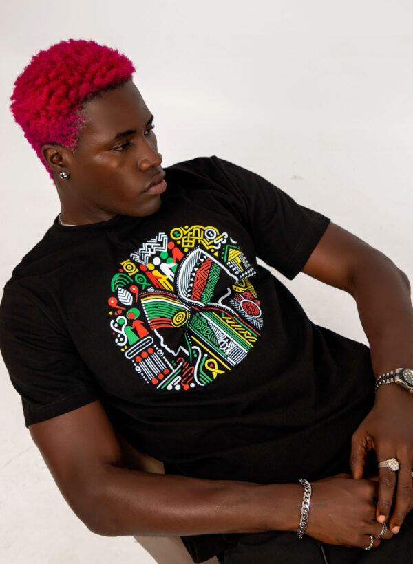 MB AFRICAN MOTIF TEE